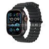 Adequado para Apple Watch Apple iWatch 5678910Se Ocean S11 Fivela Dupla Ultra2 Pulseira de Silicone