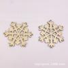 Ventas Directas de Fábrica Colgante de Copo de Nieve de Madera Ecológico Colgante Decorativo Navideño Copo de Nieve Calado Estilo Creativo