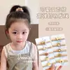 Ligas para el Cabello de Niña en Color Café con Leche, Bandas Elásticas para Cola de Caballo Alta para Niñas, No Dañan el Cabello, Bandas de Goma de Alta Elasticidad, Accesorios para el Cabello de Bebé, Anillos para el Cabello