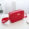 Bolsas Femininas 2023 Nova Onda Padrão Bolsa Quadrada Pequena Bolsa de Câmera em Relevo Bolsa de Ombro Casual Dropshipping