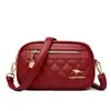 Bolsa Cruzada Pequeña Nueva de Otoño e Invierno Transfronteriza Estilo Caliente para Mujer Bolso de Hombro Único Bolso Cuadrado Pequeño Casual