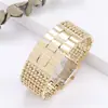 Marca de Moda Luxo Acessível Feminino Quadrado Nicho Relógio de Quartzo Casual Aço Inoxidável Temperamento Relógio de Diamante