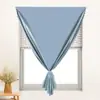Nuevas cortinas opacas de verano con cinta mágica, no requieren taladro, cortinas totalmente opacas para apartamentos de alquiler y dormitorios, herramienta mágica de protección solar y opacidad