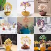 Árvore de Cristal Natural Personalizada, Árvore da Fortuna, Árvore da Vida, Enfeites de Mesa, Artesanato Decorativo