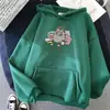 Sudaderas Divertidas de Gato Transfronterizas Aliexpress 2025 Moda Femenina Kawaii Coreana Harajuku Sudaderas Femeninas