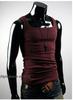 Chaleco de verano nuevo para hombre, ajustado, moderno, elástico, de algodón puro, informal, con cuello cuadrado, ropa interior coreana para hombre