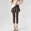 Falda Corta Falso Dos Piezas Leggings de Tiburón Pequeño Fitness Yoga Pantalones Barbie Falda Pantalón Cubre Caderas Cortina de Pedos