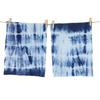 Piezas de Tela Batik Tie Dye Teñido Azul Parche de Retazos Hecho a Mano diy Wenchuang Huanchuang Tela para Tareas Algodón Puro Se Puede Comprar
