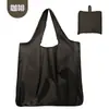 En Stock Impermeable Bolsa de Compras Plegable Grande Color Sólido Bolsa de Compras de Hombro para Supermercado Bolsa Ecológica de Almacenamiento para el Hogar y Viajes