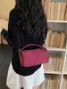 Bolso de mano simple estilo coreano para mujer, nuevo de la primavera 2026, vintage, diario, casual, con textura, para hombro y cruzado