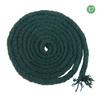 En stock tejido a mano DIY tapiz de cuerda tejida cuerda de cordón para atar cuerda de algodón gruesa 5 mm milímetro cuerda de algodón de ocho hebras de colores