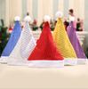 Gorros de Navidad Transfronterizos con Lentejuelas para Niños y Adultos, Gorros de Papá Noel con Copos de Nieve Dorados, Gorros de Fiesta, Decoración Ambiental y Disfraces