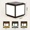 Luces solares para pilares personalizadas, luces impermeables para exteriores para sitios de construcción municipales, proyectos de metro y postes de vallas de comunidades residenciales