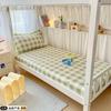 Sábanas Ajustables de Algodón Clase a Nishikawa Japonés Protector de Colchón Individual de Algodón para Dormitorio de Estudiantes Cubierta de Cama Sábanas Estilo Nuevo
