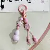 Chaveiro de Morango Estilo Ins de Jingdezhen Estilo Étnico Penduricalho para Bolsa Acessórios para Feira Noturna Literária Atacado em Estoque