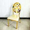 Cadeira para Banquete de Casamento de Hotel Cadeira de Jantar de Ferro Forjado Cadeira com Encosto Napoleon Cadeira com Junta de Bambu Cadeira Castelo Cadeira de Sol Mesa e Cadeira de Restaurante