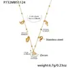 Colar Pingente Estrela de Oito Pontas Zircônia em Aço Inoxidável Pingente DIY Moda Europeia e Americana Versátil Elegante Joalheria de Luxo Acessível Combinação