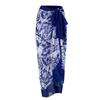 [Fato de banho de férias da Amazon para mulheres] Saia de gaze chiffon multicolorida com estampa digital retrô Fato de banho de comércio exterior europeu e americano