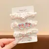 Laço de Cabelo de Renda Doce, Scrunchie de Luxo Estilo Coreano, Laço de Cabelo Extra-Grande para Coque, Corda de Cabelo para Rabo de Cavalo, Acessório de Cabelo