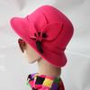Chapéu Feminino Estilo Coreano para Primavera e Outono com Lã Floral Chapéu Boina Chapéu da Moda Chapéu Feminino para Mãe e Avó Chapéu de Inverno