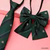 [Corbata sin cremallera] Corbata de lazo JK japonesa gratis para estudiantes universitarias, estilo universitario, corbata rayada de corona