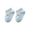 Calcetines de Bebé Verano Estilo Delgado Recién Nacido Bebé Calidad A Algodón Calcetines de Piso Antideslizantes Niños Pequeños Malla Tubo Corto Calcetines Tipo Barco