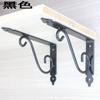Soporte de mesa de pared de hierro forjado, soporte de tres patas, soporte europeo triangular, estante, tabique, soporte de pared, carga