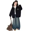 Ropa para niños para niñas, chaqueta con capucha de primavera 2026 modelo nuevo, sudadera cárdigan casual para niñas mayores, estilo primavera y otoño, moderna