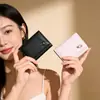 Billetera Pequeña Estilo Coreano con Lazo de Corazón 70% de Descuento para Mujer, Billetera de Moda y Elegante para Dama, Billetera para Monedas de Gran Capacidad, Transfronterizo