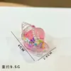 Llavero Colgante Creativo de Caracola de Pez Payaso Accesorios Adorno de Botella de Arena Movediza Concha Caja Ciega Bolsa Ciega Sorpresa Regalo Pequeño