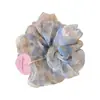 Gomas para el pelo de malla floral de alta gama para primavera y verano, Ligas para coleta estilo lujo ligero, Gomas para moño de niña