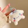 Colgante de Muñeco de Peluche de Dibujos Animados Sanrio Lindo Perro Cinnamon Llavero para Mochila Niñas Pequeños Regalos Accesorios Venta al por Mayor