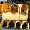 Transportador Helicoidal Wangye Placa de Revestimento de Nylon Eixo Duplo Helicoidal Sem Eixo em Forma de U Resistente ao Desgaste Melhorado Resistente a Altas Temperaturas