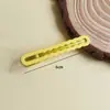 Clip de Pato de Color Caramelo Pintado de 4.5 cm Clip de Borde Colorido Pinza Metálica para Cabello DIY Pinza para Cabello con Forma de X Color Beige