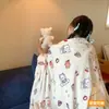 Manta de vellón de leche chal de oficina manta para siesta manta de aire acondicionado dormitorio de estudiante siesta colcha pequeña manta para sofá