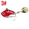 Mini VIB remolino señuelo vibratorio cebo metálico pesca en mar agua dulce cebo artificial con lentejuelas giratorias venta al por mayor