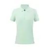 Camisa Polo de Verano para Mujer que Ceñe la Cintura, de Secado Rápido, para Deportes al Aire Libre, con Tapeta de Cremallera y Cuello de Solapa, Personalizable con Impresión de Logo