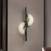 Luminária de Parede Huixin Luxo Tubo de Cobre Integral para Quarto de Hotel e Sala de Estar, Luminária de Parede de Cabeceira com Design de Floco de Neve e Pedra de Nuvem, Luminária Artística Criativa