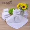 Toalla Cuadrada Pequeña Toalla Blanca Algodón Hotel Jardín de Niños Tienda de Olla Caliente Toalla Cuadrada Pañuelo de Algodón Desechable