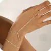 Pulsera de Trébol de Cuatro Hojas con Circonita de Comercio Exterior de Amazon, Nuevo Estilo de Moda, Lujo Ligero, Suave y Elegante, Joyería Ajustable