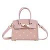 Nova Bolsa Infantil de Bolinhas Japonesa e Coreana 2025, Mini Bolsa de Mão Estilosa para Bebê, Bolsa Transversal Familiar Elegante e da Moda