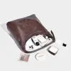 Bolsa Tote de Couro Waxado Retrô para Mulheres 2025 Nova Inverno Grande Capacidade para Trabalho e Deslocamento Bolsa de Ombro Axila