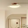 Lámpara de Techo Vintage Estilo Francés para Dormitorio, Lámpara Principal de Tela Color Nogal Retro, Sala de Estar de Gama Alta Estilo Nanyang, Nuevo Estilo Chino