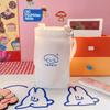 2024 Bolso de Lona Nuevo Cruzado Bolsa para Taza de Agua Linda de Alto Valor Estudiante Portátil Simple Cubierta Protectora para Taza de Agua para Mujeres