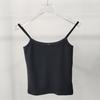 Primavera 2024 Pure Slim Bow Lace Camisole Colete Regular