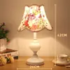 Abajur estilo chinês, luminária de cabeceira para quarto, estilo americano simples retrô, dote de casamento para noiva, luminária de metal festiva para quarto de casamento, duradoura