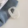 Pinza de Abalorio Colorido de Verano Fresco con Efecto Difuminado de Gama Alta, Pinza Versátil para el Cabello para Semirecogido en la Parte Trasera de la Cabeza, Pinza de Tiburón para Mujer