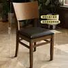 Mesas y sillas de cafetería, tienda de té de leche y postres, pastelería, sillas de comedor de madera maciza, restaurante occidental, bar, tetería, mesas y sillas de comedor comerciales
