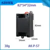Okom 82*54*32 Tipo Trilho Guia Caixa para Instrumentos Caixa de Controle Plástico ABS Caixa de Controle Industrial Plc P-57
