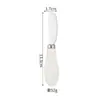 Cuchillo para Queso Espátula Acero Inoxidable Cuchillo para Mantequilla Cuchillo para Pizza Mango Cerámico Tenedor para Queso Tenedor y Cuchara para Pastel de Queso